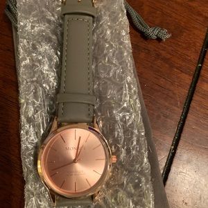 Monroe rose gold watch with Silver bands brand new